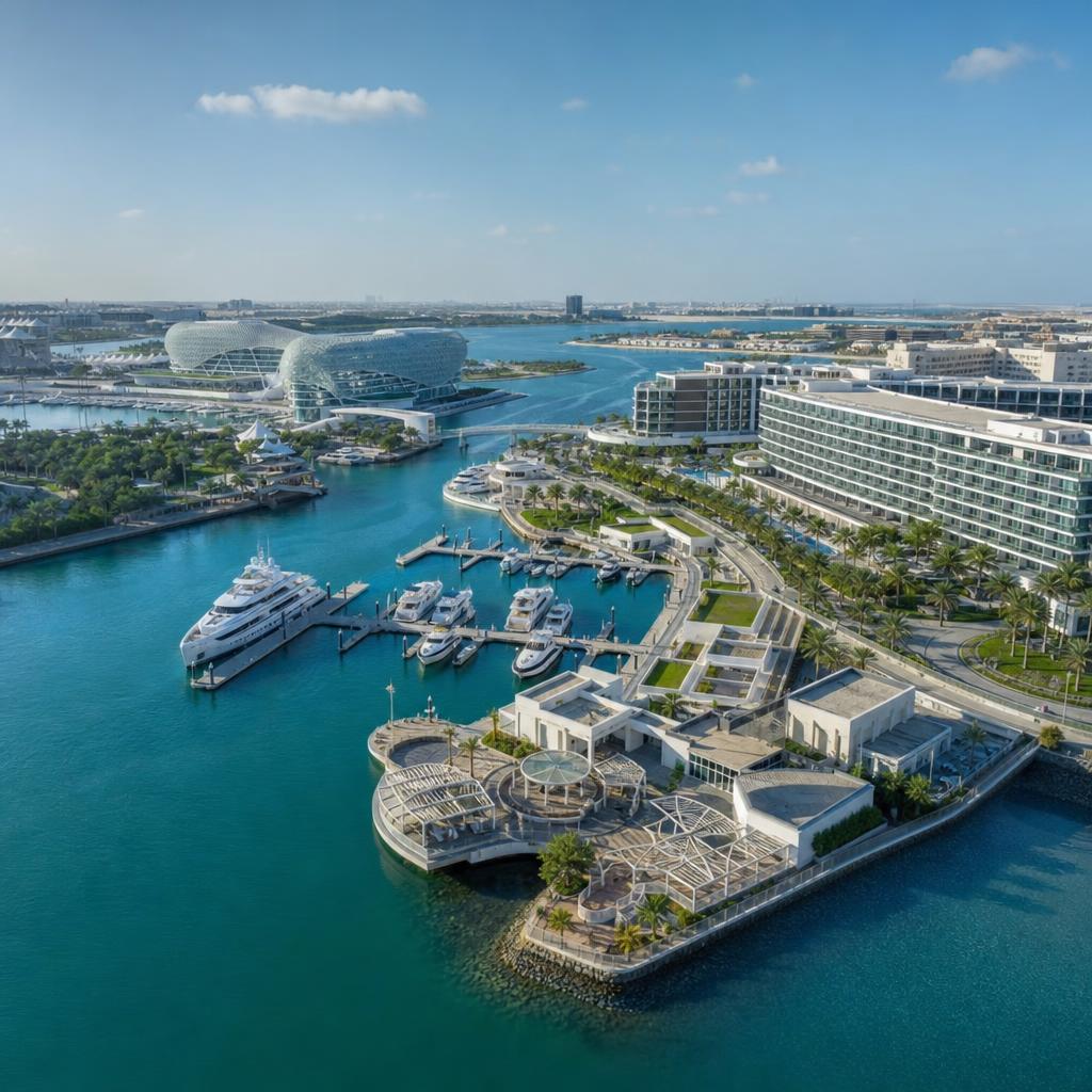 Yas Island Aerial